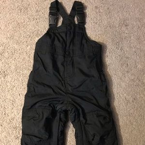 Baby Gap 12-18 months black snow bib